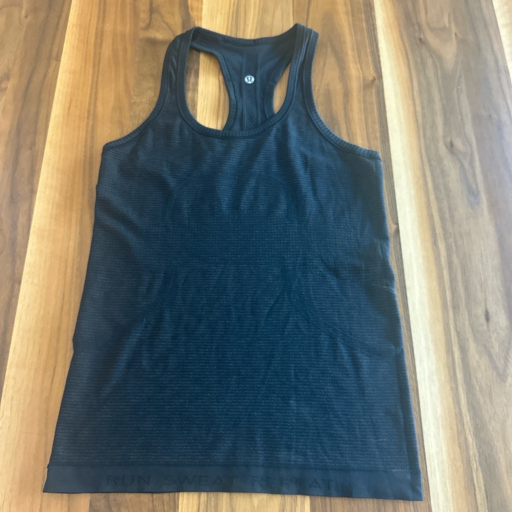 lululemon athletica Black Tank Top